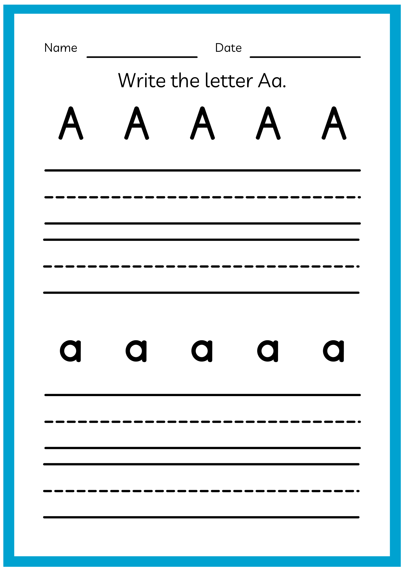 Alphabet Worksheets