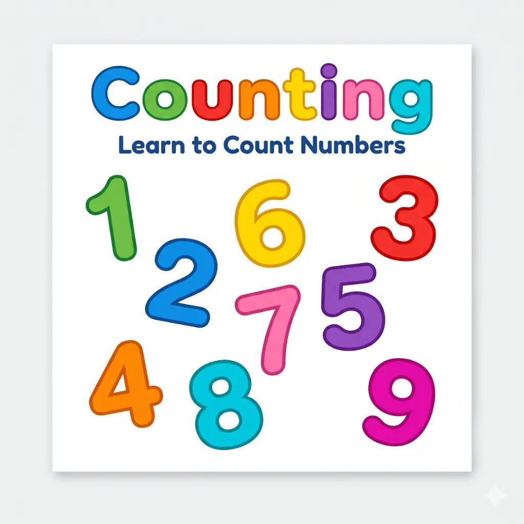 Free Counting worksheets for preschoolers