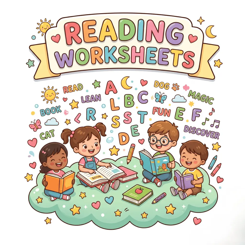 Free reading worksheets for kids