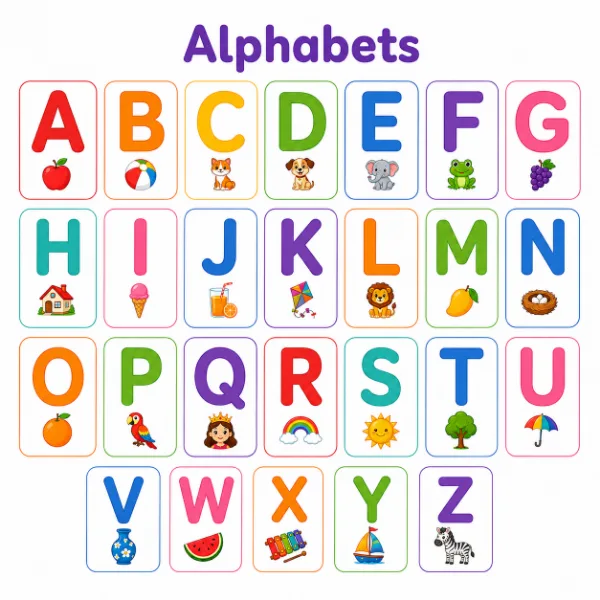 Free alphabet tracing worksheets for kids — A to Z uppercase and lowercase letter tracing with Say Trace Write and Make activities from Kidzolearn