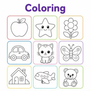 Free printable coloring pages for kids — animal and nature themes from Kidzolearn