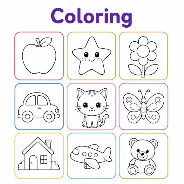 Free printable coloring pages for kids — animal and nature themes from Kidzolearn