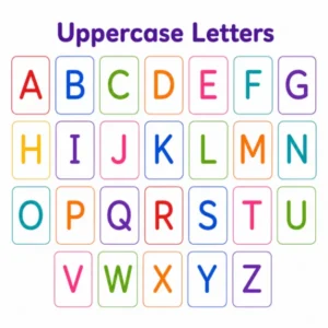 Free uppercase letter tracing worksheets for kids – printable PDFs covering all 26 capital letters A to Z with say, trace, write and make activities